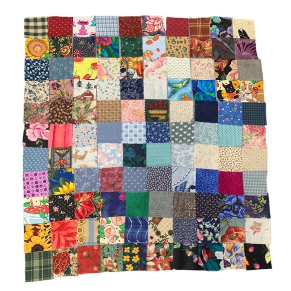 Fabric Squares Precut 2” Cotton Multi-Color Patterns Sewing Crafts Quilting - Picture 1 of 9